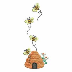 Bee Happy 06 machine embroidery designs