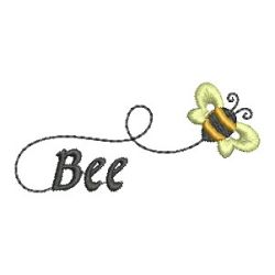 Bee Happy 08 machine embroidery designs