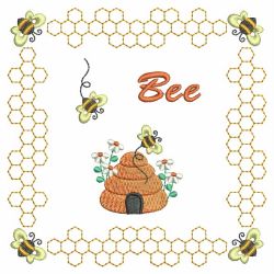 Bee Happy 10 machine embroidery designs