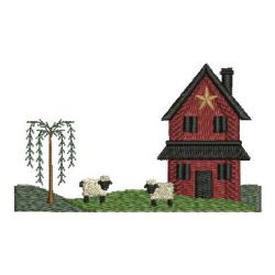 Primitive Homes 06 machine embroidery designs