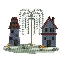 Primitive Homes 07 machine embroidery designs