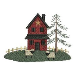 Primitive Homes 08 machine embroidery designs