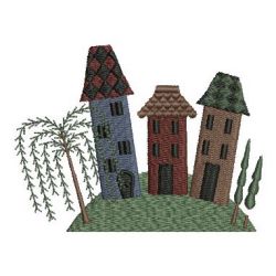 Primitive Homes 10 machine embroidery designs