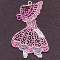 FSL Pink Sunbonnets machine embroidery designs