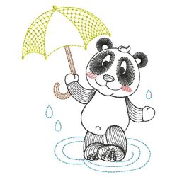 Vintage Cute Panda 07(Sm) machine embroidery designs