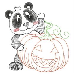 Vintage Cute Panda 08(Lg) machine embroidery designs