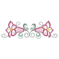 Vintage Graceful Flowers(Md) machine embroidery designs