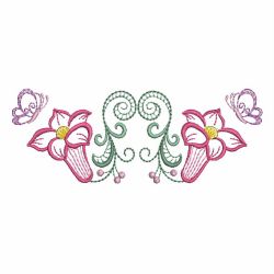 Vintage Graceful Flowers 07(Sm) machine embroidery designs