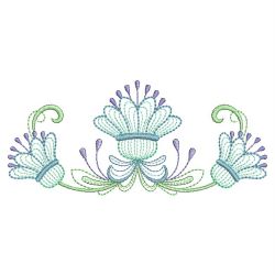 Rippled Artistic Flowers 02(Sm) machine embroidery designs