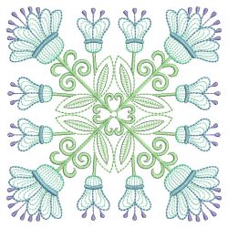 Rippled Artistic Flowers 09(Lg) machine embroidery designs