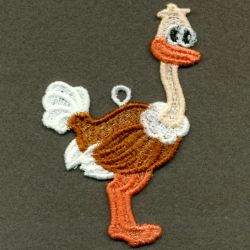 FSL Ostrich machine embroidery designs