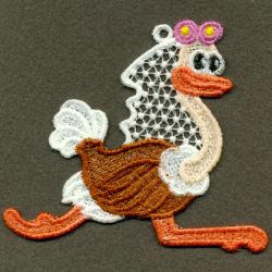 FSL Ostrich 05 machine embroidery designs
