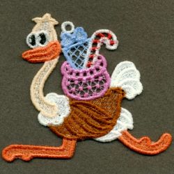 FSL Ostrich 06 machine embroidery designs