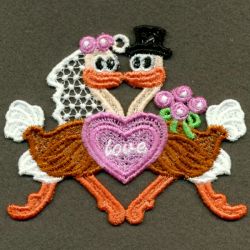 FSL Ostrich 09 machine embroidery designs