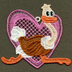 FSL Ostrich 10 machine embroidery designs