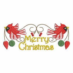 Heirloom Christmas Cardinals 12 machine embroidery designs