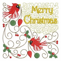 Heirloom Christmas Cardinals 15 machine embroidery designs