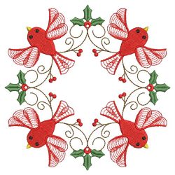 Heirloom Christmas Cardinals 17 machine embroidery designs