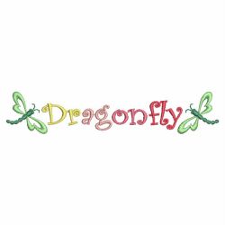 Colorful Dragonfly Borders 02(Md)