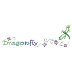 Colorful Dragonfly Borders 04(Sm) machine embroidery designs