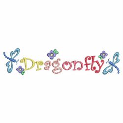Colorful Dragonfly Borders 10(Sm) machine embroidery designs