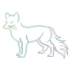 Colorful Forest Animal Outlines 03(Md) machine embroidery designs