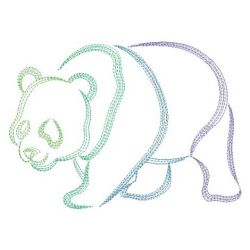 Colorful Forest Animal Outlines 04(Md) machine embroidery designs