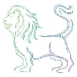 Colorful Forest Animal Outlines 05(Md) machine embroidery designs