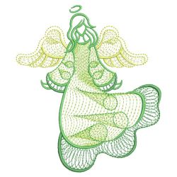 Rippled Colorful Angels 05(Sm) machine embroidery designs