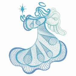 Rippled Colorful Angels 08(Md) machine embroidery designs