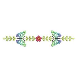 Colorful Butterfly Borders 02(Md) machine embroidery designs