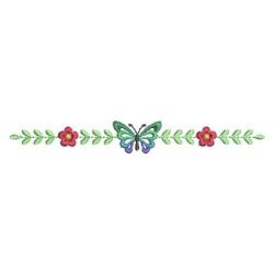 Colorful Butterfly Borders 03(Md) machine embroidery designs