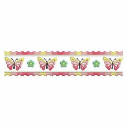 Colorful Butterfly Borders 06(Md) machine embroidery designs