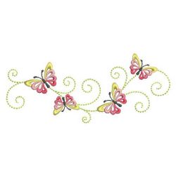 Colorful Butterfly Borders 07(Md) machine embroidery designs