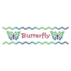 Colorful Butterfly Borders 10(Lg) machine embroidery designs