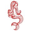 Redwork Little Mermaid(Sm)