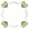 Rainbow Heart Frames 08(Sm)