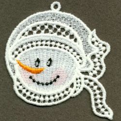 FSL Snowman Face 09 machine embroidery designs