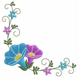 Heirloom Morning Glory 06 machine embroidery designs