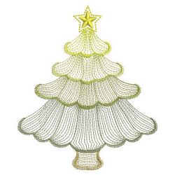 Rippled Christmas Trees(Sm) machine embroidery designs