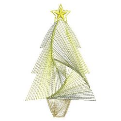 Rippled Christmas Trees 10(Sm) machine embroidery designs