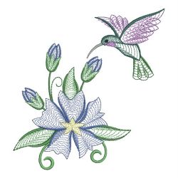 Rippled Blue Leschenaultia 06(Lg) machine embroidery designs