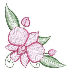 Rippled Cooktown Orchid 03(Sm) machine embroidery designs