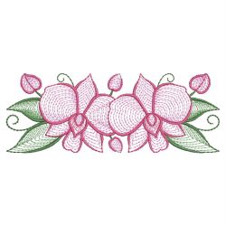 Rippled Cooktown Orchid 04(Lg) machine embroidery designs