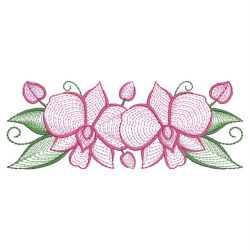 Rippled Cooktown Orchid 04(Md) machine embroidery designs