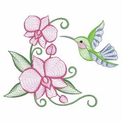 Rippled Cooktown Orchid 06(Lg) machine embroidery designs