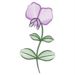 Rippled Flame Pea(Lg) machine embroidery designs