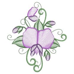 Rippled Flame Pea 07(Lg) machine embroidery designs