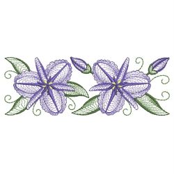 Rippled Fringe Lily 04(Sm) machine embroidery designs