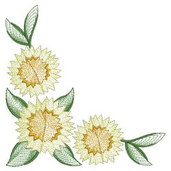 Rippled Golden Wattle 03(Md) machine embroidery designs